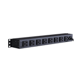 PDU Básico Para Distribución de Energía, Con 8 Tomas NEMA 5-15R Traseras, 1UR, 15 Amp, 120 Vca