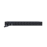 PDU ATS (Fuente Redundante Auto-transferible) Medible, Para Distribución de Energía, 2 Entradas 120 Vca NEMA5-15P, Con 10 Salidas NEMA 5-15R, Horizontal 19in, 1UR