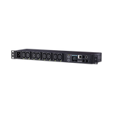 PDU Switchable y Monitoreable por Toma, para Distribución de Energía, Entrada 200-240 Vca NEMA L6-20P, Con 8 Salidas C13, Horizontal 19in, 2UR