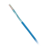 Bobina de Cable Blindado F/UTP de 4 Pares, Cat6, LSZH (Libre de Gases Tóxicos), Color Azul, 305m