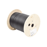 Bobina de Cable Planta Externa con Gel, de 4 pares, Cat6A, Blindado F/UTP, Color Negro, 305m