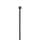 Cincho de Nylon 6.6, de 203mm largo x 3.6mm ancho, Color Negro. Paquete de 1000 Piezas
