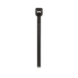 Cincho de Nylon 6.6 de Bloqueo, 203 mm largo x 2.5mm ancho, Color Negro, Exterior Resistente a Rayos UV, Paquete de 1000pz