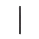 Cincho de Nylon 6.6, Color Negro, 290 mm largo x 3.7mm ancho, sección transversal intermedia, Paquete de 100 piezas