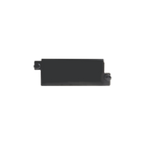 Placa adaptadora "Plug and Play", Ciega, Color Negro