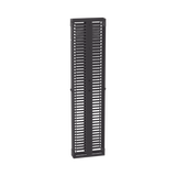Organizador Vertical PatchRunner™, Doble (Frontal y Posterior), Para Rack Abierto de 45 Unidades, 6in de Ancho, Color Negro