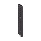 Organizador Vertical PatchRunner™, Doble (Frontal y Posterior), Para Rack Abierto de 45 Unidades, 6in de Ancho, Color Negro