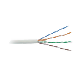 Bobina de Cable de 305 Metros (1000 Pies), Cat5e, Alto Rendimiento, Color Blanco, UL, para Aplicaciones en Video Vigilancia, Redes de Datos. Uso en Interior
