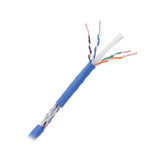 Bobina de 1000 Metros Cable Cat6+ CALIBRE 23 ALTO DESEMPEÑO, ETL,UL, color azul, super flexible, de 1000 metros, para aplicaciones de CCTV, video HD, y redes de datos.