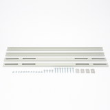 Soporte de Torre Universal / 30-80 cm Ancho / 50 kg Carga / 2.95 x 1.57 x 1.18 ft / Acero Inoxidable
