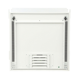 Gabinete PanZone Premium, de Montaje en Techo, Con 2 UR Para Equipo Activo y 6 UR Para Paneles de Parcheo, Fabricado en Acero, Color Blanco
