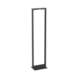 Rack de Dos Postes Estándar de 19 in, Rieles Numerados y Roscados #12-24, Fabricado en Aluminio, 45 Unidades de Rack, Color Negro
