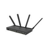 Router con Wi-Fi 4x4 MU-MIMO, hasta 2 watts de potencia, antenas de 3 dBi, 10 puertos Gigabit, 1 Puerto SFP+