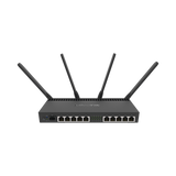 Router con Wi-Fi 4x4 MU-MIMO, hasta 2 watts de potencia, antenas de 3 dBi, 10 puertos Gigabit, 1 Puerto SFP+