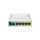(hEX PoE) Routerboard 5 puertos Gigabit Ethernet PoE 802.3at, 1 Puerto USB