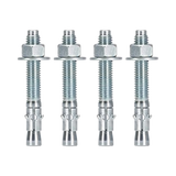 Kit de Anclaje a Piso, Para Rack de 2 o 4 Postes, Fabricado en Acero, 4 Piezas