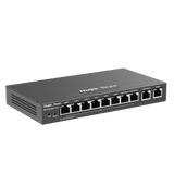 Router Balanceador con Función SD-WAN, PoE+ hasta 110w, 10 puertos gigabit (8 puertos PoE), soporta 4x WAN configurables, hasta 200 clientes con desempeño de 1,000 Mbps