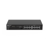 Switch no PoE, no administrable, con 16 puertos 10/100/1000 Mbps