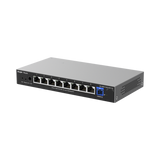 e-Lighten ONU / Switch Hibrido, Capa 2 con un Puerto PON 1G SC/UPC y 8 Puertos Ethernet 1G hasta 100 Clientes