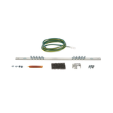 Kit de Puesta a Tierra con Jumper 6 AWG RGREJ696Y y Barra de Conexiones de 20 Orificios RGRB19U, para Rack de 19in