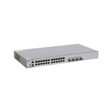 Switch Administrable Capa 3 con 24 puertos Gigabit + 4 SFP+ para fibra 10Gb, gestión gratuita desde la nube.