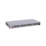 Switch Administrable Capa 3 con 48 puertos Gigabit + 4 SFP+ para fibra 10Gb, gestión gratuita desde la nube.