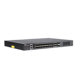 Switch distribución de fibra hasta 23 Tbps de Capacidad, 20 puertos SFP+ 10G, 4 Puertos SFP28 25G y 2 puertos QSFP+ 40G