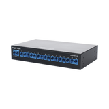 e-Lighten Splitter Pasivo 2/16, Puertos PON SC/UPC, Frecuencias soportadas de 1260nm a 1650nm con hasta 500 mW de Potencia de Entrada