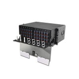 Panel de Conexión de Fibra Óptica (RIC3) Para Rack de 19in, Acepta 12 Placas Quick Pack, Hasta 288 Fibras, 4 UR
