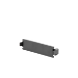 Placa adaptadora Quick-Pack, Ciega, Color Negro