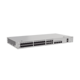 Switch de Distribución/Core Gigabit Administrable  Capa 3 / 24 puertos 1GE SFP ( Combo con 8 Puertos 10/100/1000 Mbps) / 4 Puertos 10GE SFP+ Uplink / ERPS / Rutas Estáticas / iStack / Administración Nube Gratis
