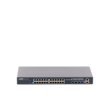 Switch Administrable Capa 3, 24-Puertos 10/100/1000T + 4-Puertos 10G SFP+, Apilable