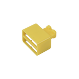 Clip de Puente, Para Uso con Regletas S66 de Siemon, de 1 par, Color Amarillo