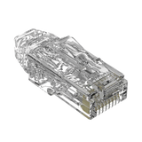 Plug RJ45 Cat6/6A, Para Cable UTP de Calibre 28 AWG (Diámetro Reducido), Chapado en Oro de 50 micras, Paquete de 100 piezas