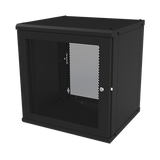 Gabinete de Pared Fijo, Puerta Perforada, Rack 19in,  de 12 Unidades de Rack