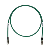 Patch Cord Cat6A, Blindado S/FTP, CM/LS0H, 17ft, Color Verde