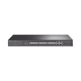 Switch JetStream Gigabit administrable capa 2, 24 puertos SFP, 4 puertos SFP+ y 4 puertos RJ45 Gigabit en combo