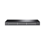 Switch JetStream Gigabit administrable Capa 2, 48 puertos 10/100/1000 Mbps + 4 puertos SFP
