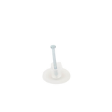 Grapa para cable plano de 5mm color transparente (100pzs) (3209-00100)