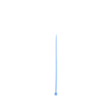 Cincho de nylon color azul 4.8 x 300mm (100pzs) (4200-04005)