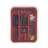 Kit para Sistemas de Fijación en Concreto, Taquetes con doble expansión y guía incluida para fácil instalación (104 piezas)