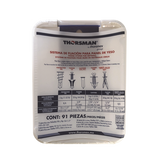 Kit para Sistemas de Fijación en Yeso, Muros Falsos, Tabique hueco, Uso en interiores  (91 piezas)