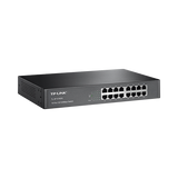 Switch no administrable de 16 puertos 10/100 Mbps de escritorio y para montaje en rack