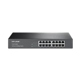 Switch no administrable de 16 puertos 10/100 Mbps de escritorio y para montaje en rack