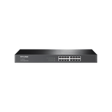 Switch Gigabit no administrable de 16 puertos 10/100/1000 Mbps para rack