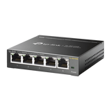 Switch Escritorio Easy Smart de 5 puertos 10/100/1000 Mbps / IGMP para Vigilancia / Calidad en el Servicio (QoS) / Gestión GUI