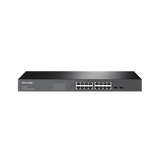 Smart Switch administrable Capa 2, 16 puertos 10/100/1000 Mbps + 2 puertos SFP