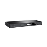 Smart Switch administrable Capa 2, 16 puertos 10/100/1000 Mbps + 2 puertos SFP
