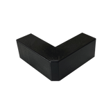 Esquinero Exterior Color Negro de PVC Auto Axtinguible, Para Canaleta TMK-1720-N-CC (5210-02003)
