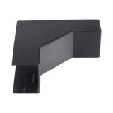 Esquinero Interior Color Negro de PVC Auto Axtinguible, Para Canaleta TMK-1720-N-CC (5220-02003)